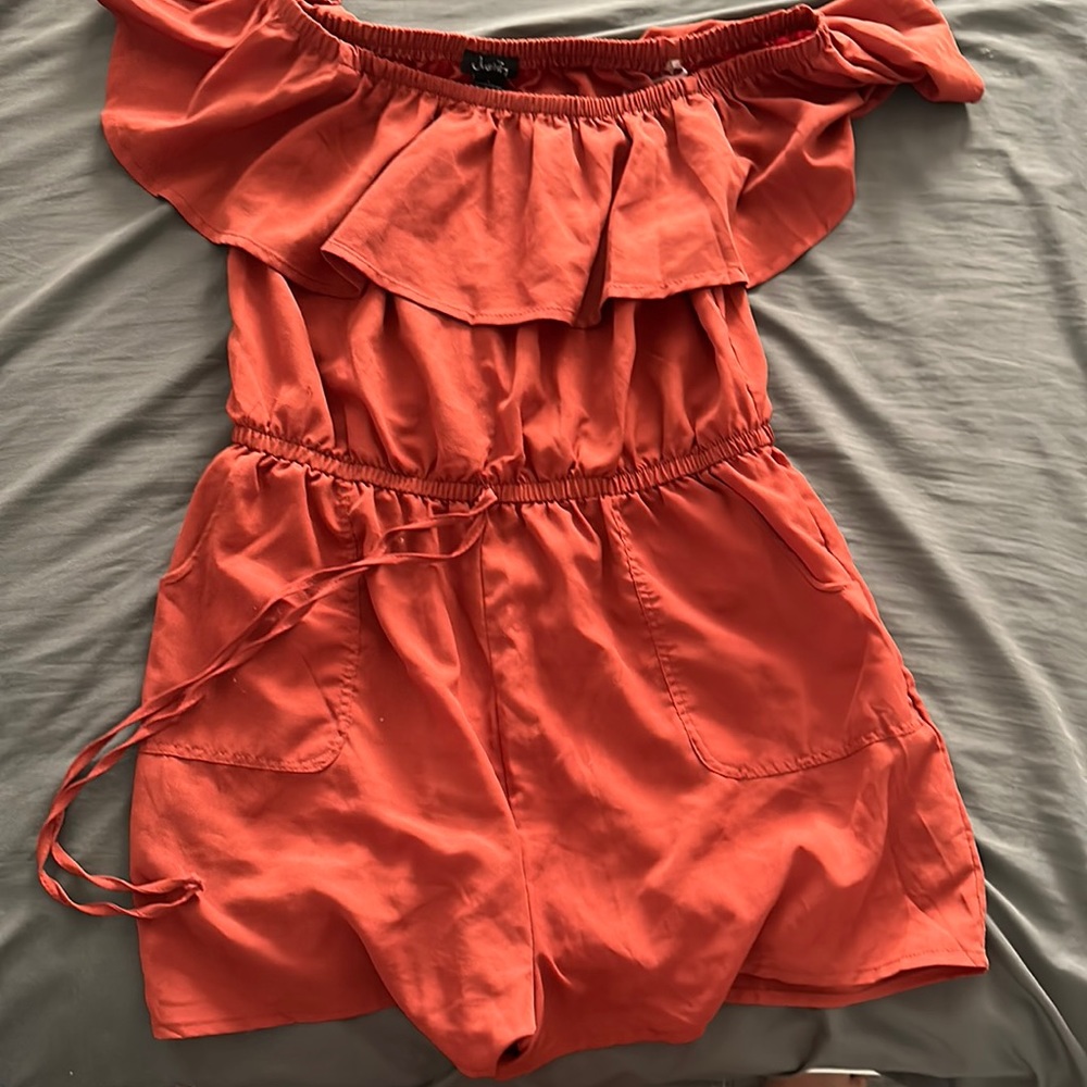 Maroon Romper